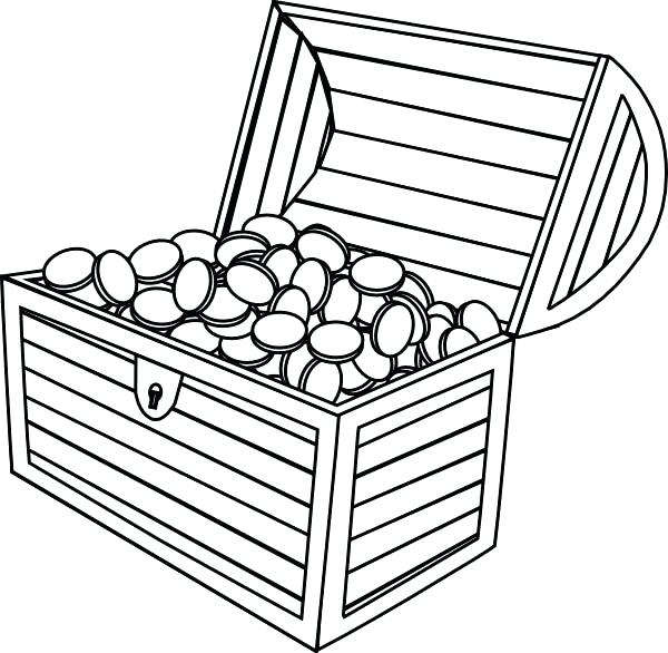 600x586 Gold Coloring Pages Free Download Treasure Coloring Page Gold
