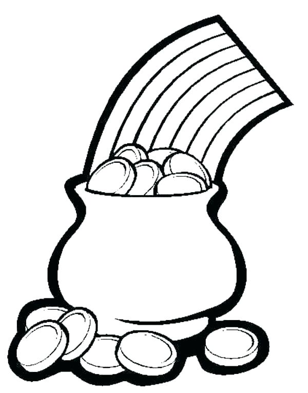 600x765 Gold Pot Printable Printable Coloring Gold Coloring Pages