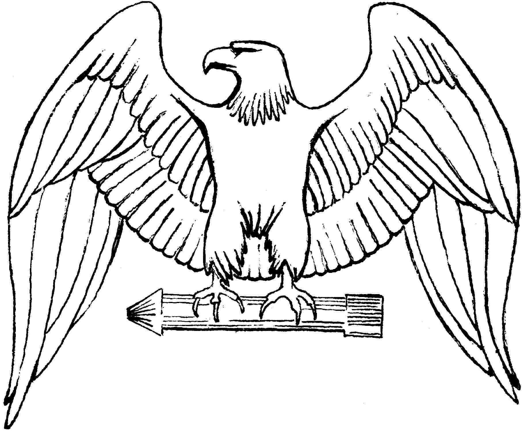 1815x1499 Eagle Coloring Pages