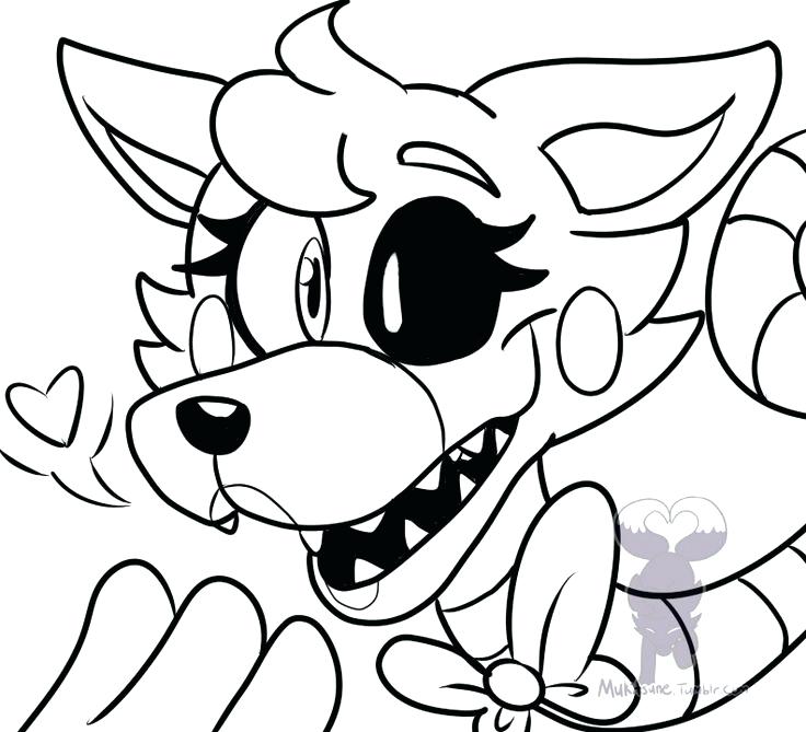 736x669 Fnaf Coloring Pages Fnaf Golden Freddy Coloring Page Free