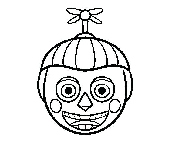 600x470 Freddie Coloring Pages Balloon Boy From Five Nights At Coloring