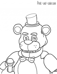 224x291 Coloring Pages 5 Nights
