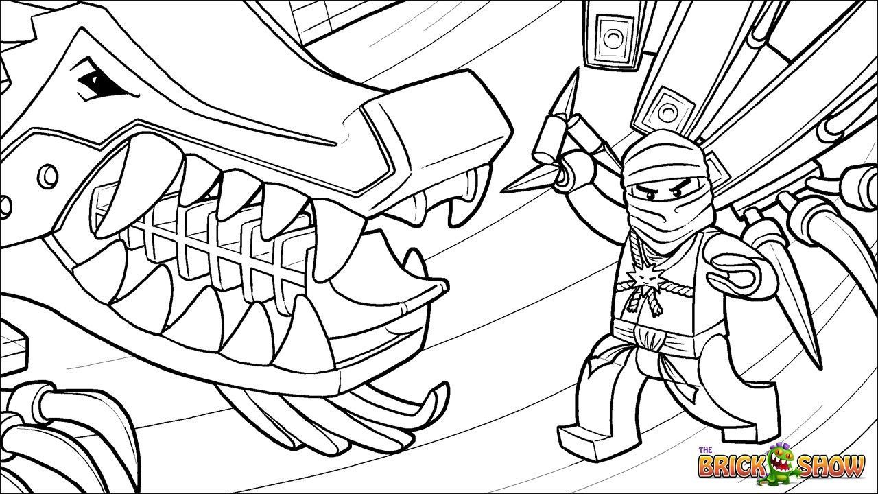 1280x720 Golden Ninjago Coloring Pages