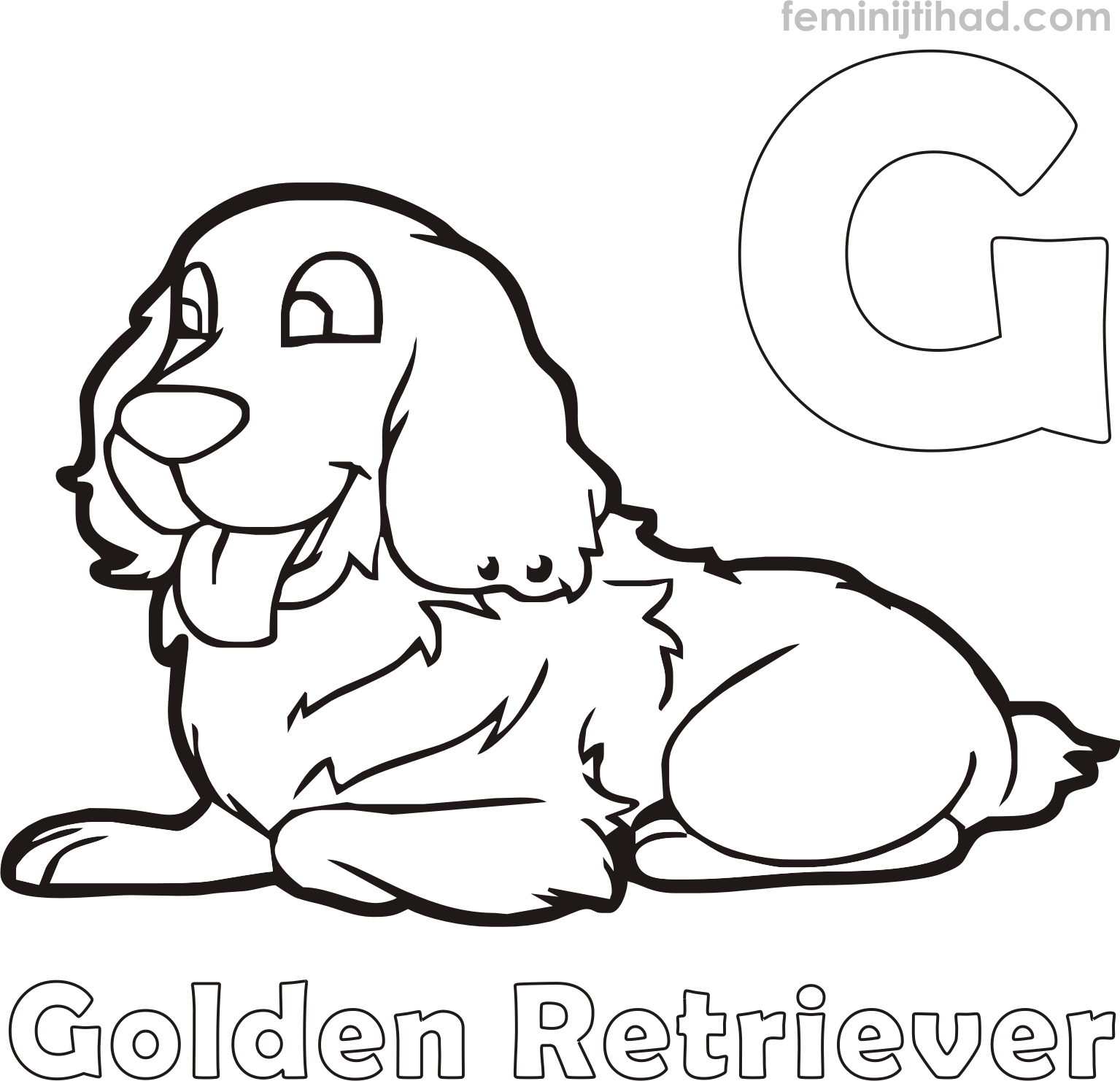 1535x1481 Free Golden Retriever Coloring Pages Coloring Pages For Kids