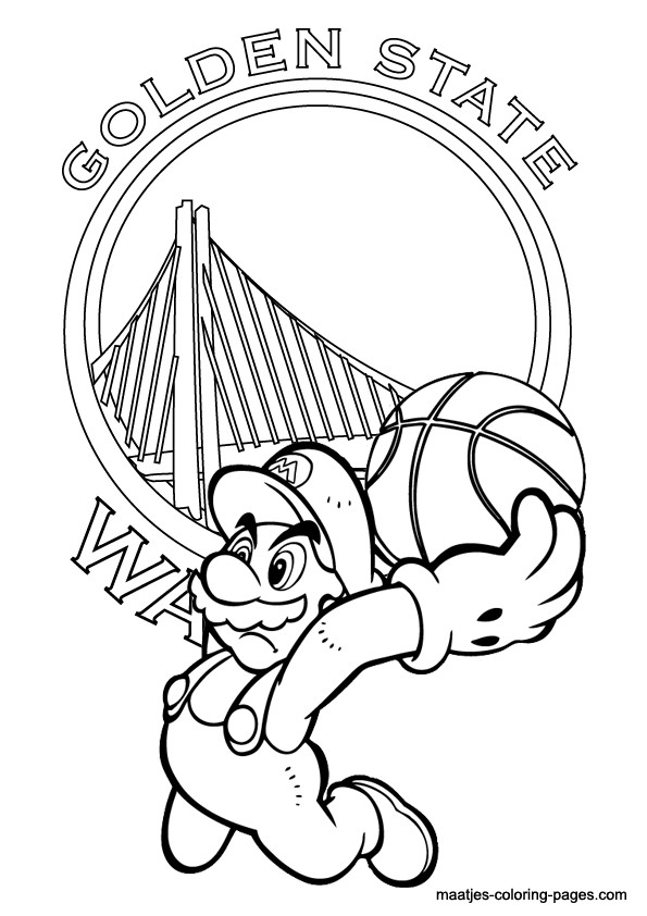 Golden State Warriors Coloring Pages