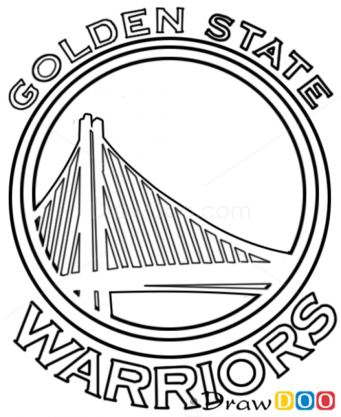 665x813 Golden State Warriors Logo Coloring Page Image Result For How