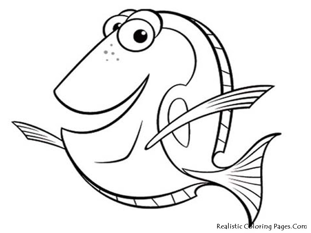 1024x768 Colorful Cartoon Fish Pictures To Print Give The Best Coloring