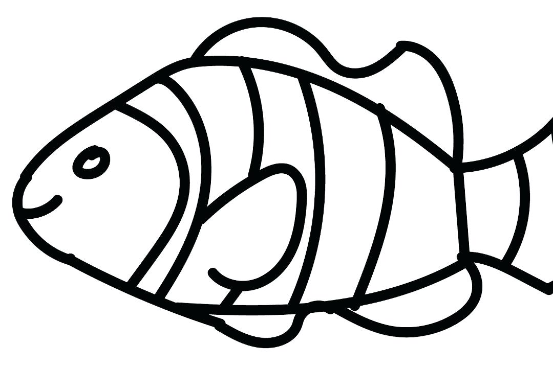1080x720 Fish Coloring Picture Clown Fish Coloring Page Free Printable