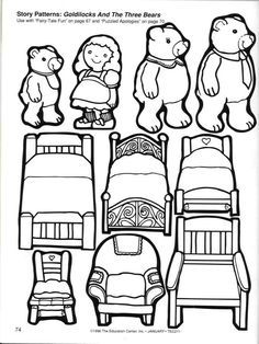 236x314 Color Goldilocks And The Three Bears Worksheets, Bears And Third