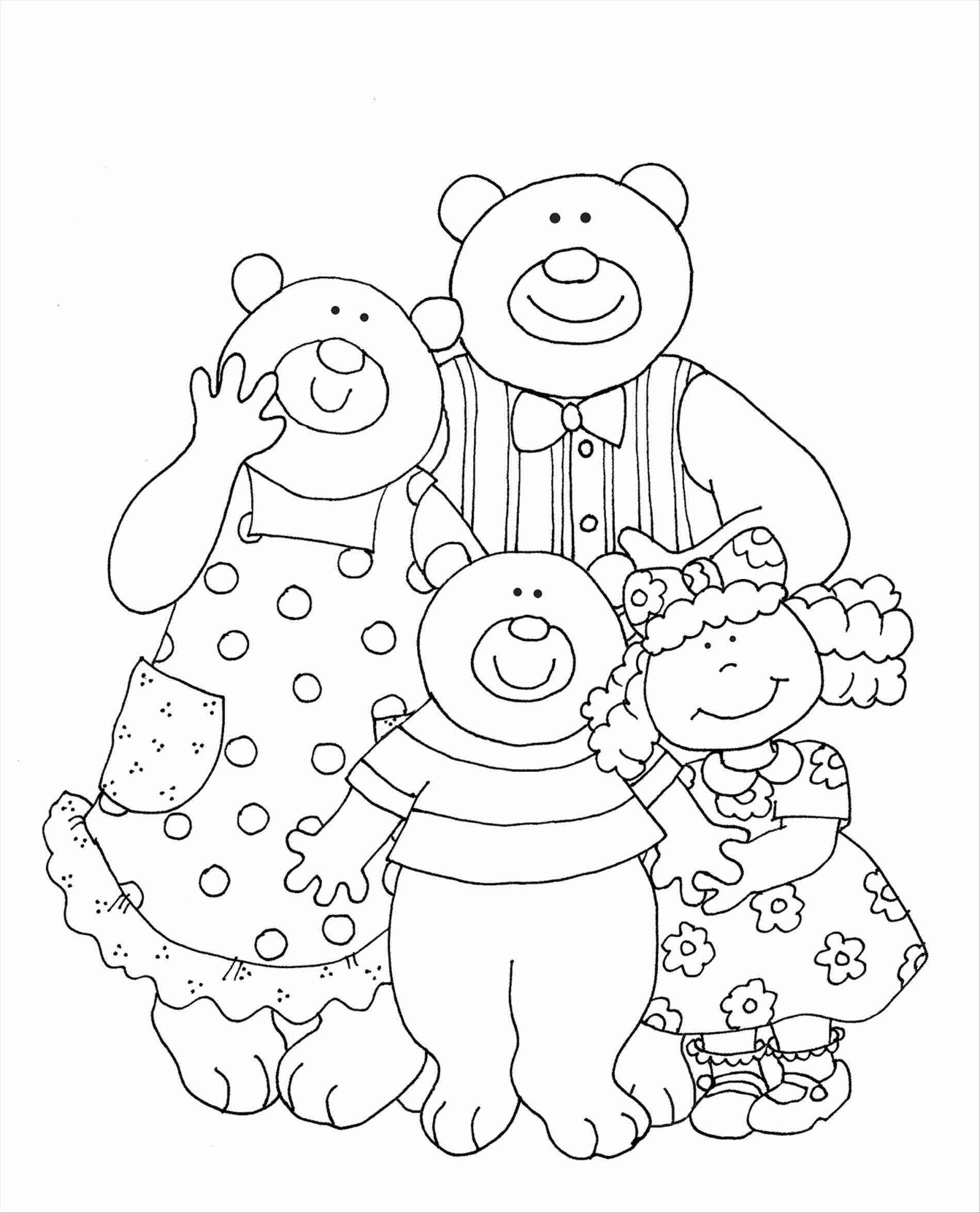 1899x2349 Free Printable Coloring Pages Of Goldilocks And The Three Bears