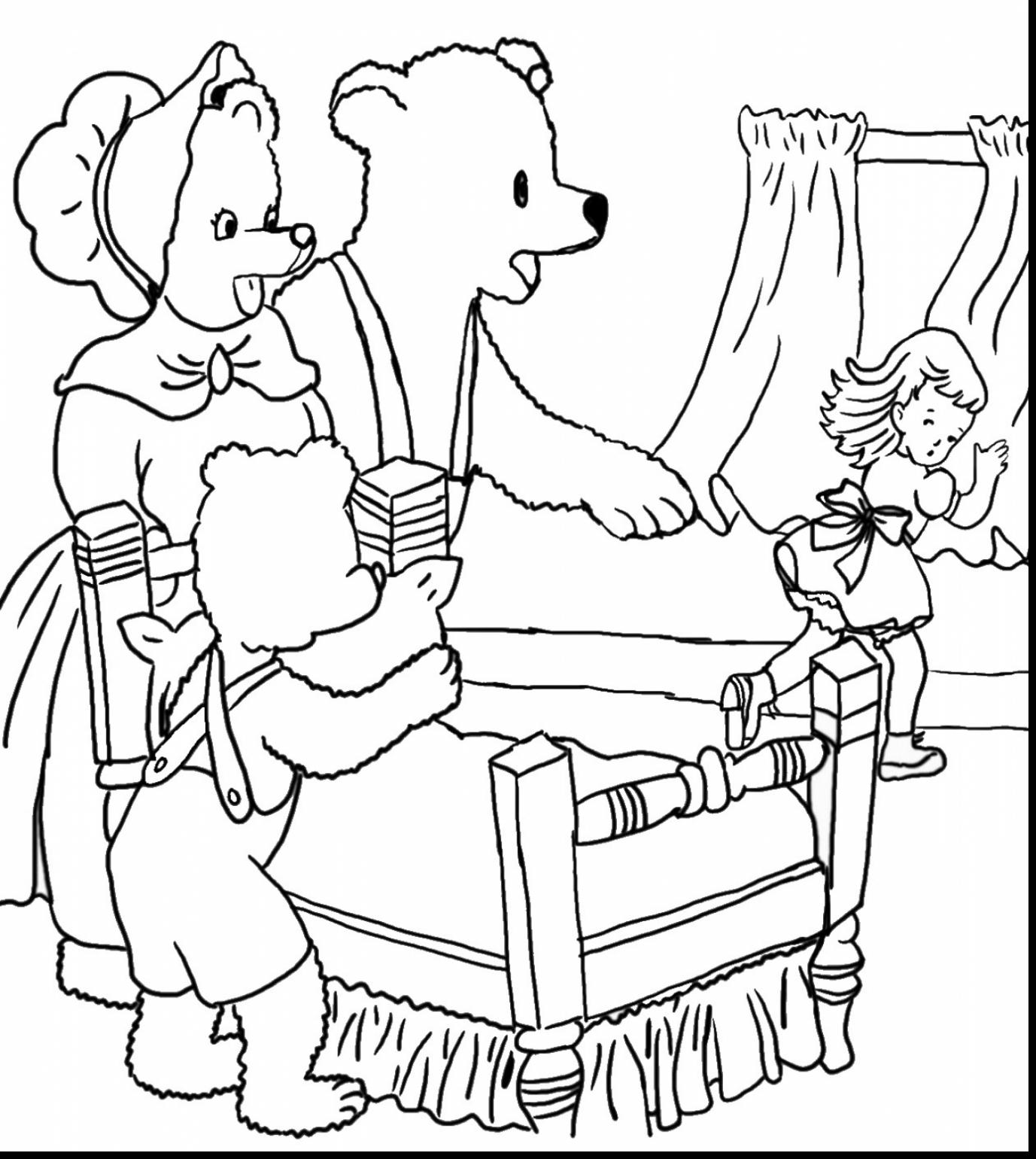 1377x1540 Wanted Goldilocks Coloring Pages Printable Bes