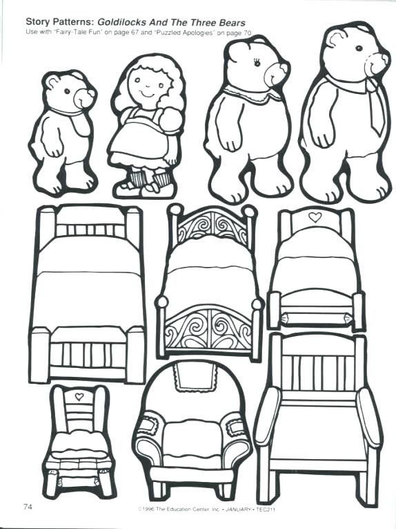 574x765 Goldilocks Coloring Pages Coloring Pages View Preview And