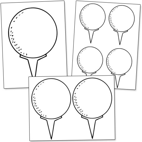 500x500 Printable Golf Balls Printable
