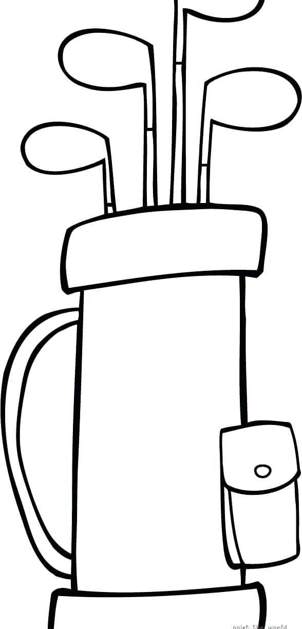 588x1224 Golf Coloring Pages Golf Cart Coloring Pages Print Adults Disc