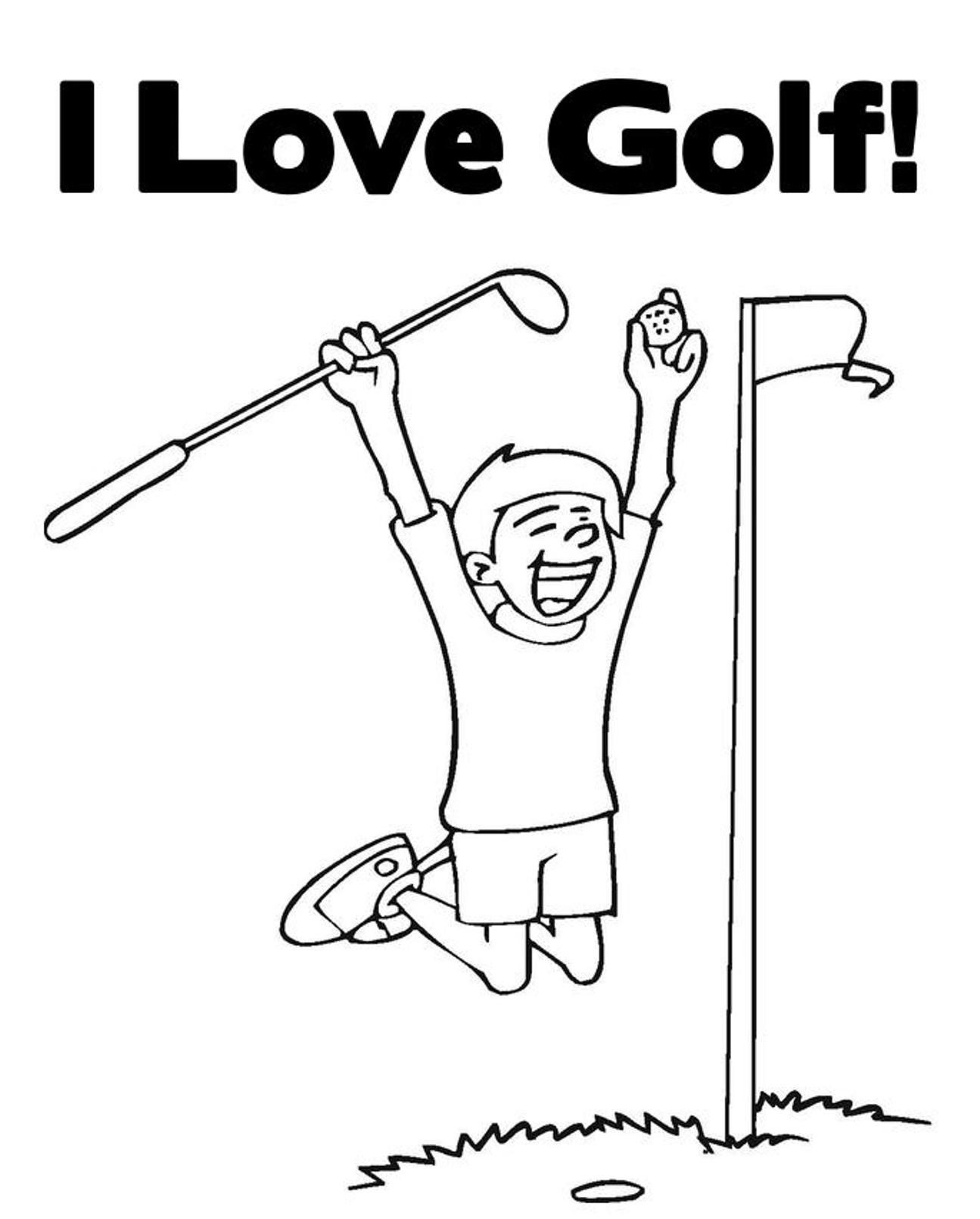 1295x1610 20 Golf Coloring Pages Printable
