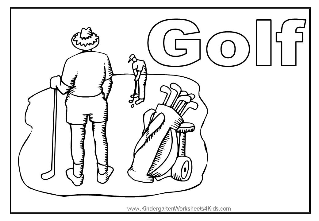 1040x720 Golf Coloring Pages To Download And Print For Free