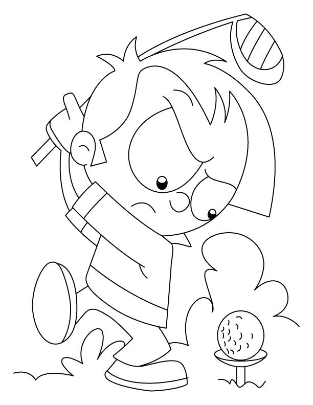 612x792 9 Golf Coloring Page Print Color Craft Golf Coloring Pages Mini