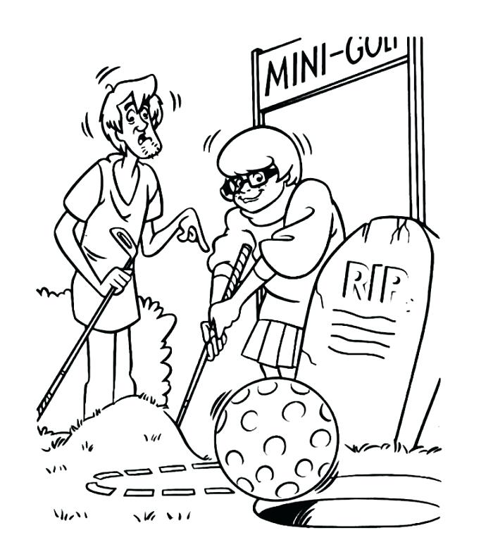 700x787 Golf Coloring Page Golf Course Coloring Pages Page Golf Course