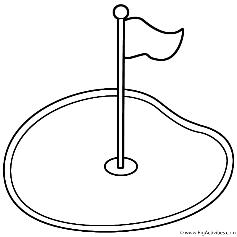 800x800 Golf Coloring Pages Inspirational Golf Hole Coloring Page Father S