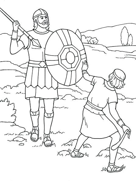 447x596 Unique Ideas David And Goliath Coloring Page Pages Vs Collection