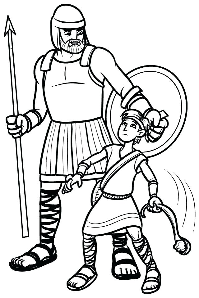 640x960 David And Goliath Coloring Page David And Goliath Coloring Pages