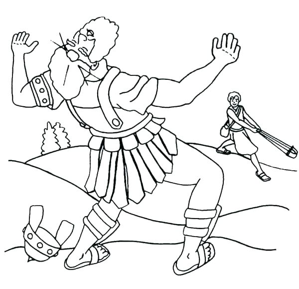 600x579 David And Goliath Coloring Page Or And Coloring Pages Hello Kitty