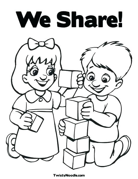 468x605 Good Manners Coloring Pages Sentence With Good Manners Coloring