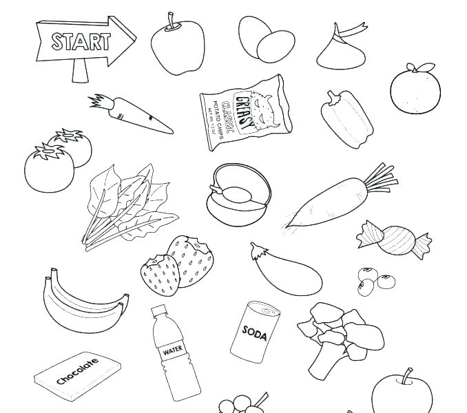 678x600 Healthy Eating Coloring Pages Food Coloring Pages Healthy Eating