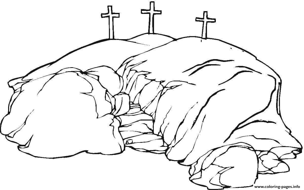 1200x752 Good Friday Calvary Coloring Pages Printable
