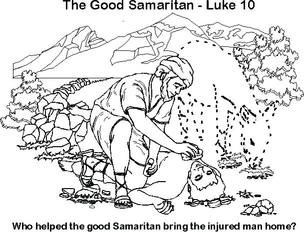 609x465 The Good Samaritan Coloring Page Good Coloring Page Good Coloring
