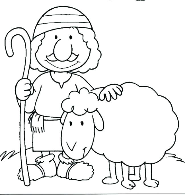 650x684 Good Shepherd Coloring Page The Good Shepherd Coloring Pages Good
