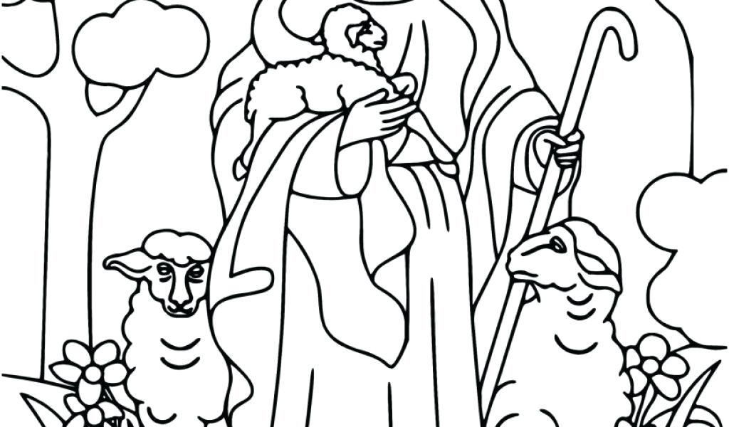 1024x600 Good Shepherd Coloring Page Good Shepherd Coloring Pages Printable