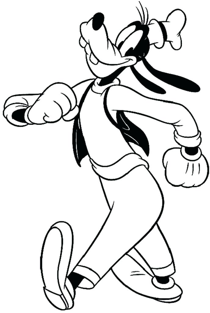 688x1024 Fresh Disney Goofy Coloring Pages Or 85 Goofy Coloring Pages 7 Com