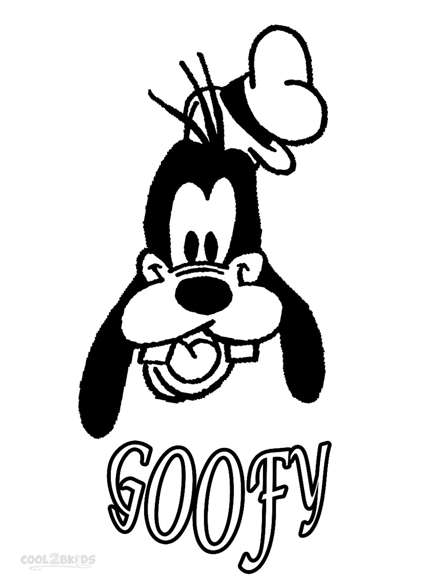 850x1181 Printable Goofy Coloring Pages For Kids Cool2bkids