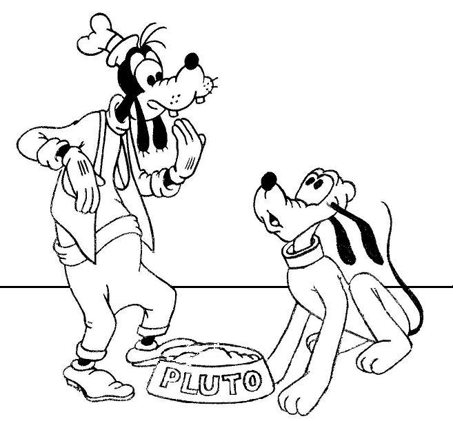 657x611 Goofy Coloring Pages 2