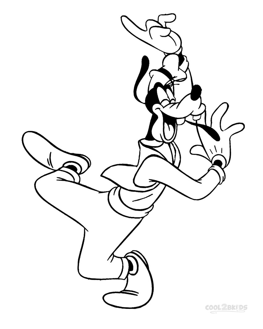 850x1063 Printable Goofy Coloring Pages For Kids Cool2bkids