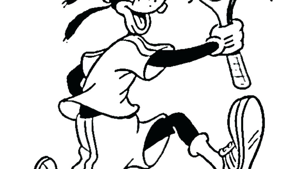 960x544 Coloring Pages Cartoons Tennis Coloring Pages Goofy Coloring Pages
