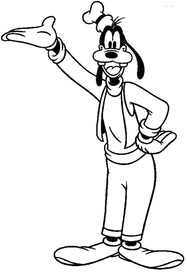 600x877 Goofy Coloring Page Goofy Coloring Page Goofy Coloring Pages Free
