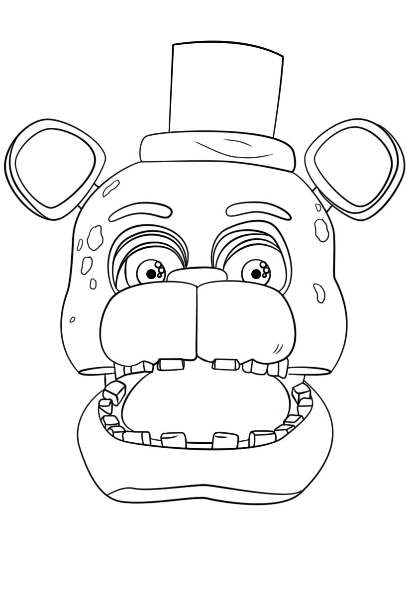 824x1186 Urgent Freddy Fazbear Coloring Page Best Of Pages Google Search