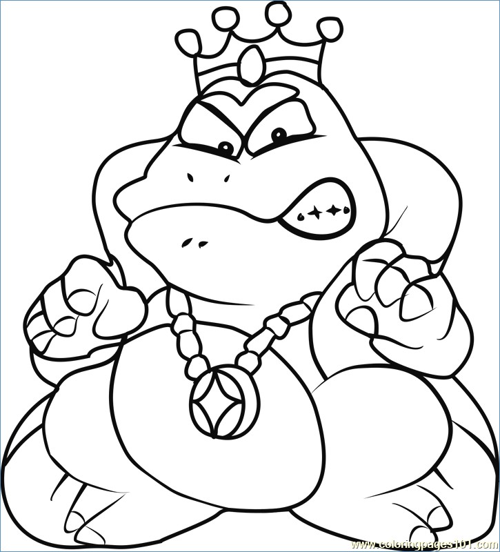 725x800 Goomba Para Colorear Bosquejo