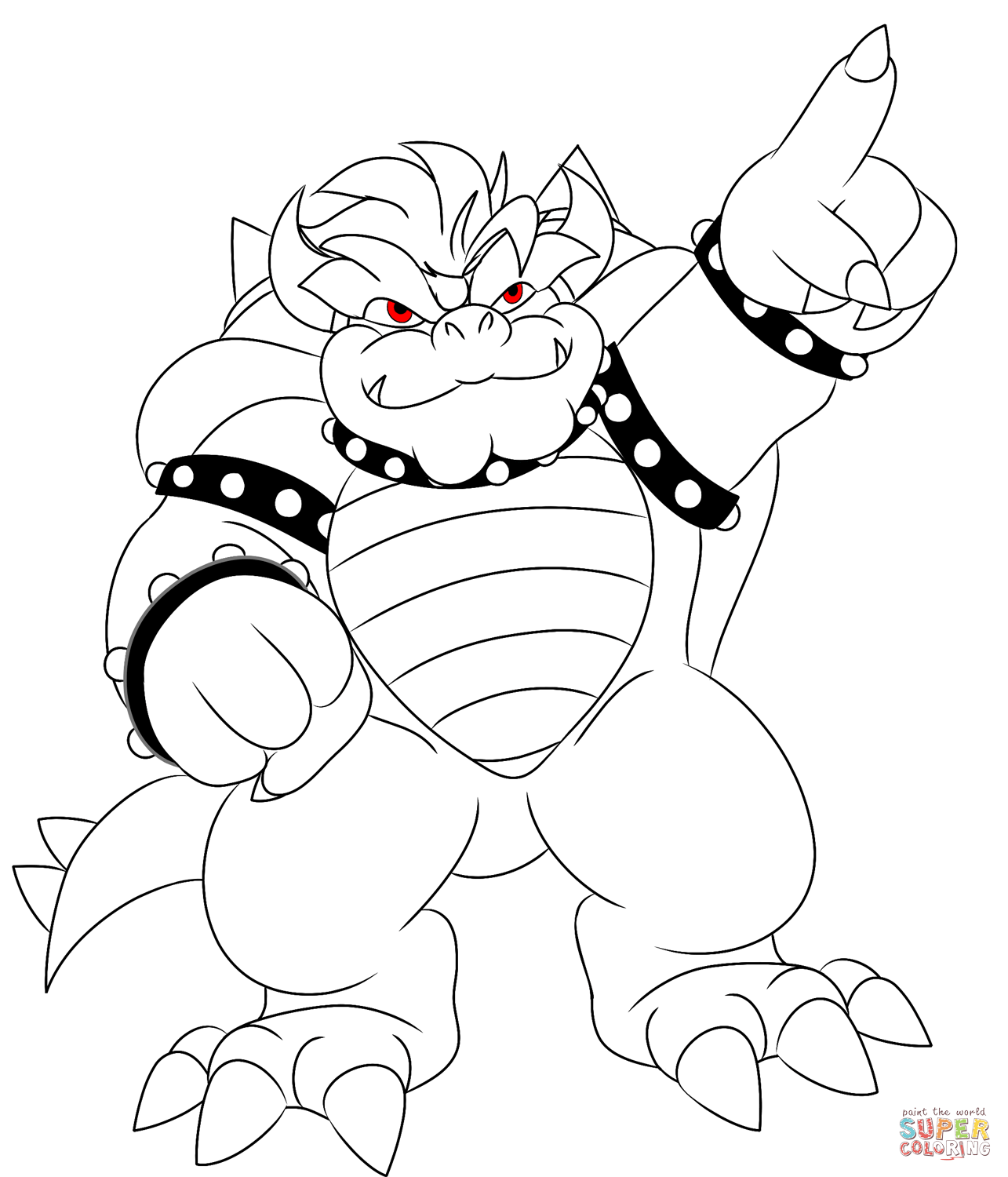 1285x1500 Bowser Coloring Page Get Bubbles