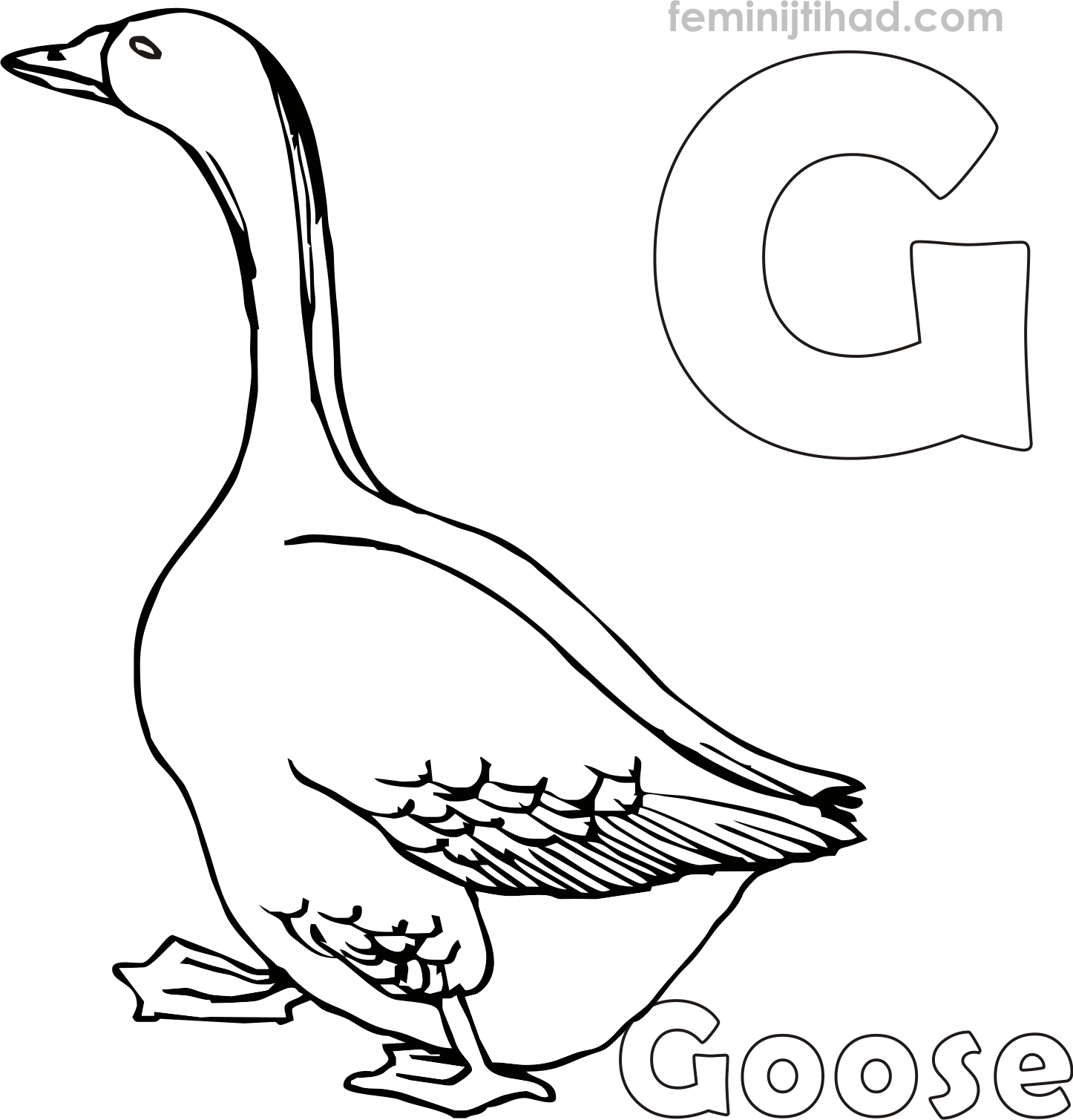 1446x1509 Goose Coloring Pages Coloring Pages For Kids