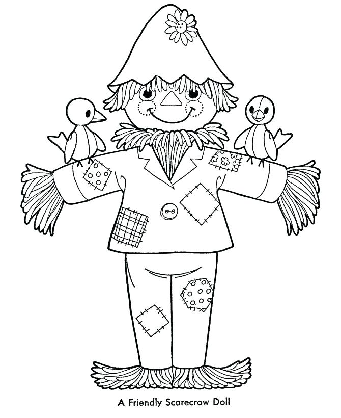 670x820 Free Scarecrow Coloring Pages Scarecrow Coloring Pages Free