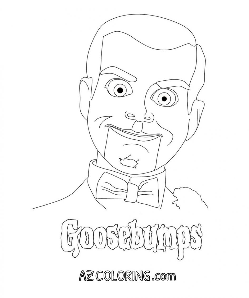 945x1130 Goosebumps Coloring Pages Coloring Pages Within