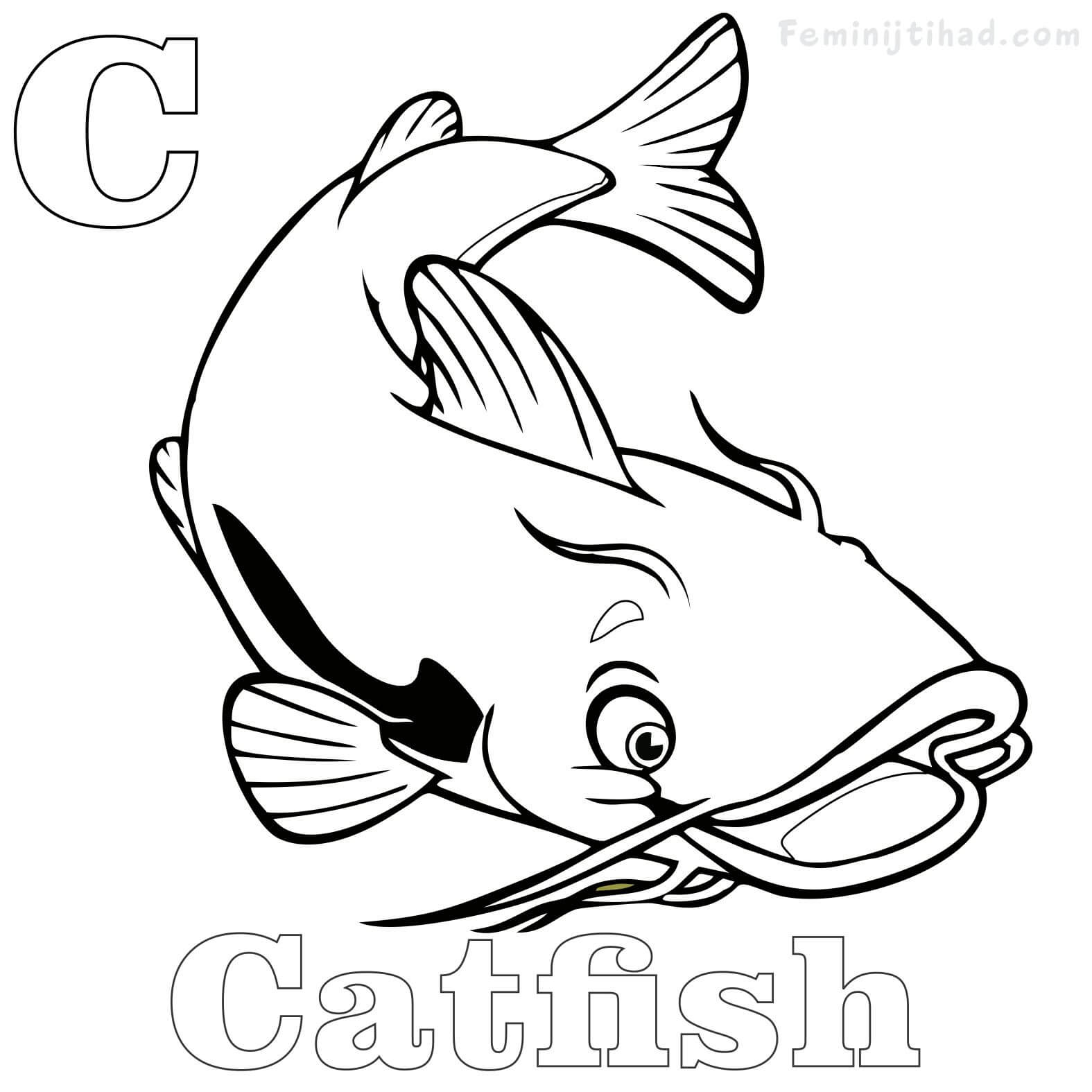 1575x1575 Catfish Coloring Pages Printable For Free Coloring Pages For Kids