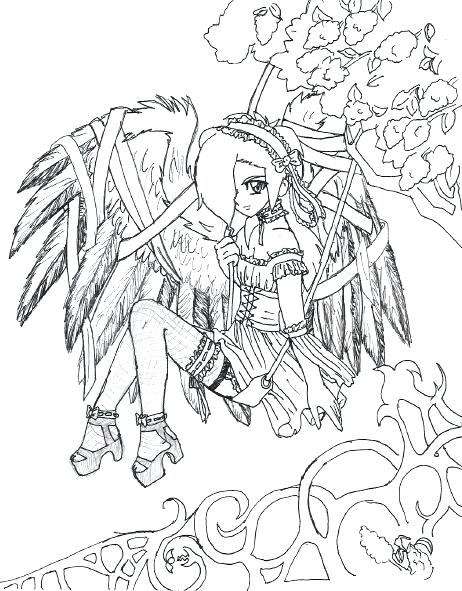 462x591 Coloring Page Coloring Pages For Kids Arts Culture Gothic Coloring