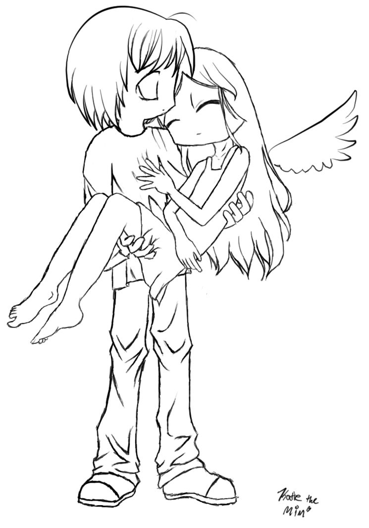 Gothic Anime Coloring Pages