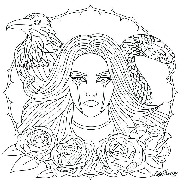609x616 Goth Coloring Pages Gothic Fairy Coloring Pages