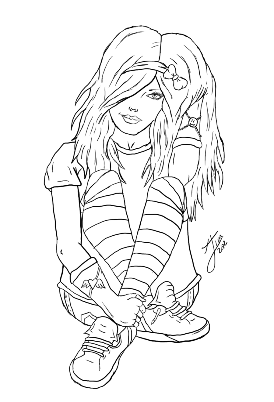 900x1317 Gothic Coloring Pages
