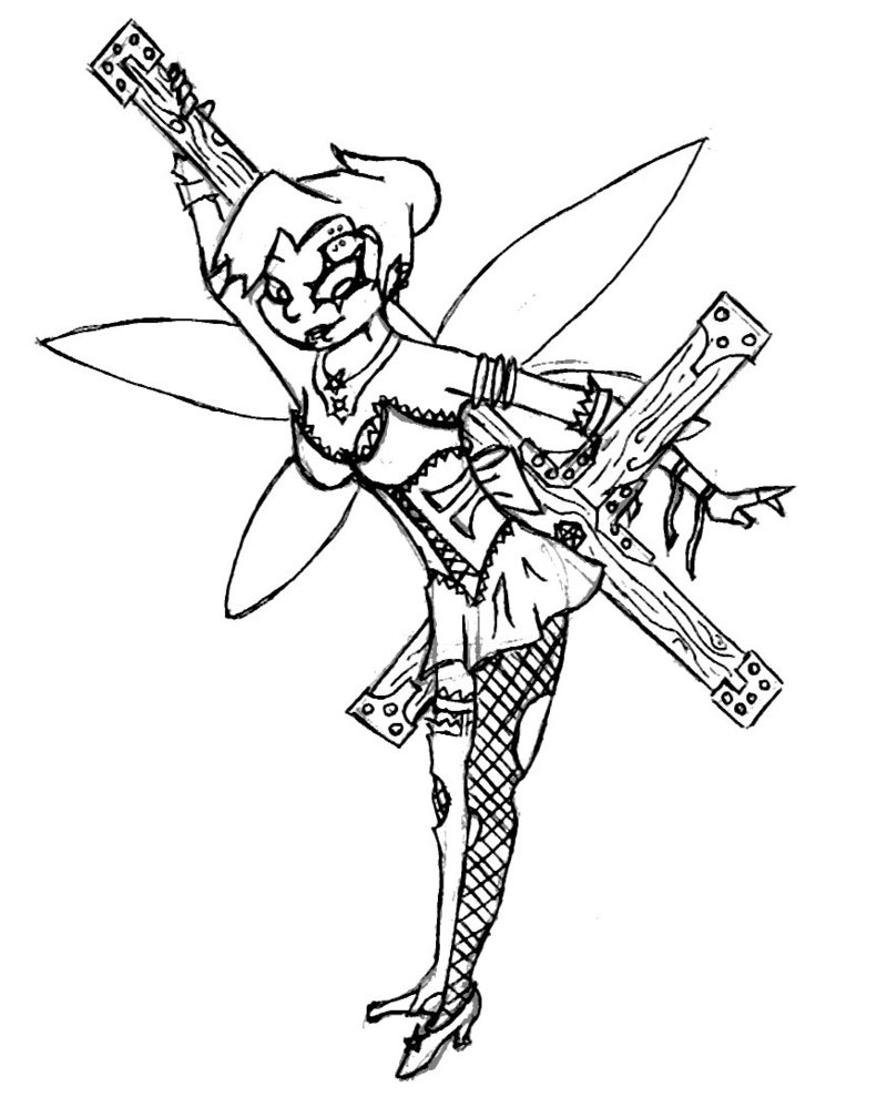 800x998 Gothic Coloring Pages
